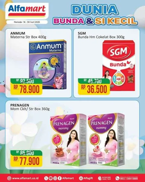 Promo Alfamart Dunia Bunda & Si Kecil Periode 16-30 Juni 2025