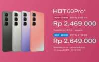 Harga Mulai Rp 2,6 Juta, Infinix Hot 60 Pro+ Resmi Rilis di Indonesia