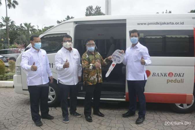 Bank DKI serahkan mobil unit donor darah kepada PMI Provinsi DKI Jakarta