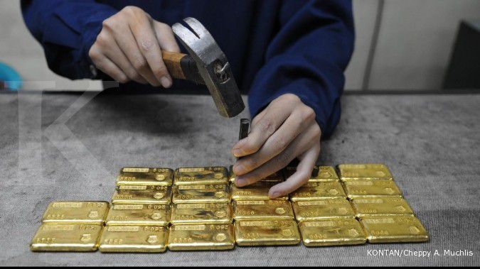 Hari ini, harga emas Antam naik Rp 1.000 per gram