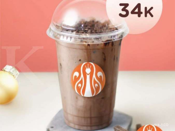 Promo J.CO 20-26 Desember 2021, Paket Buy 1 Get 1 Free Iced Chocolate Rp 34.000