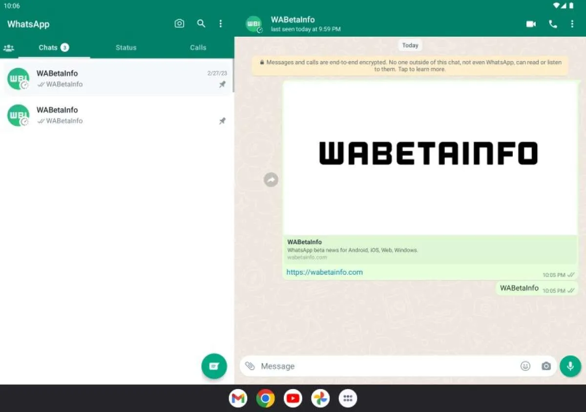 Begini Penampakan Tampilan Baru WhatsApp di Tablet Android, Mirip WA Web?