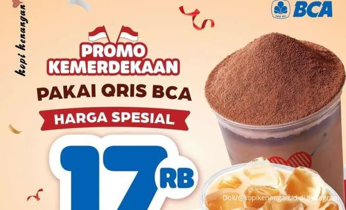 11 Promo BCA Spesial Kemerdekaan, Banjir Diskon Kuliner Kopi Kenangan hingga Wingstop