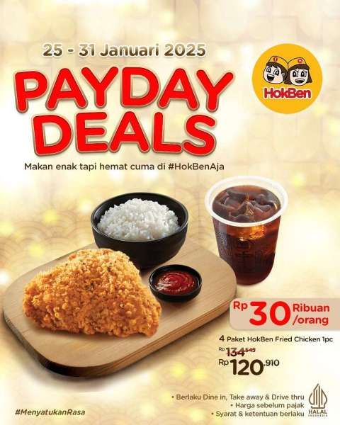 Promo HokBen Payday 25-31 Januari 2025