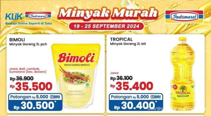 Promo Minyak Goreng di Alfamart dan Indomaret, Ada Harga Spesial di Superindo Weekday