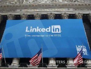 Wah, saham LinkedIn melonjak dalam perdagangan perdananya di New York 