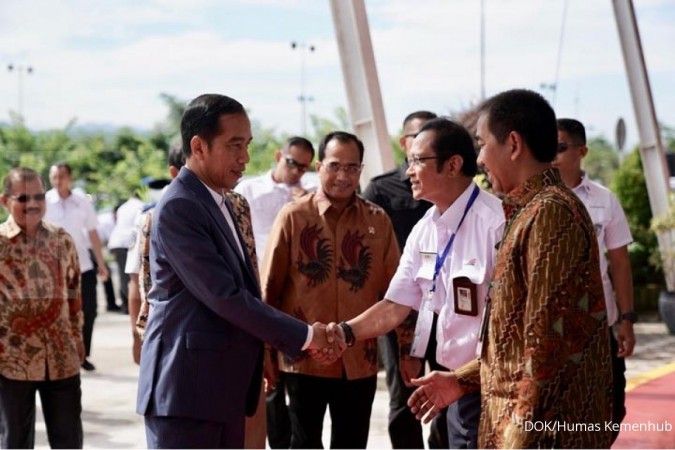 Jokowi berharap KA Bandara Minangkabau bisa jadi alternatif transportasi