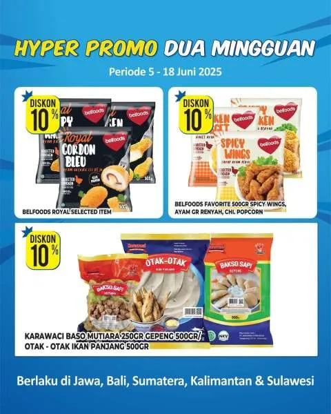 Promo Hypermart Dua Mingguan Periode 5-18 Juni 2025