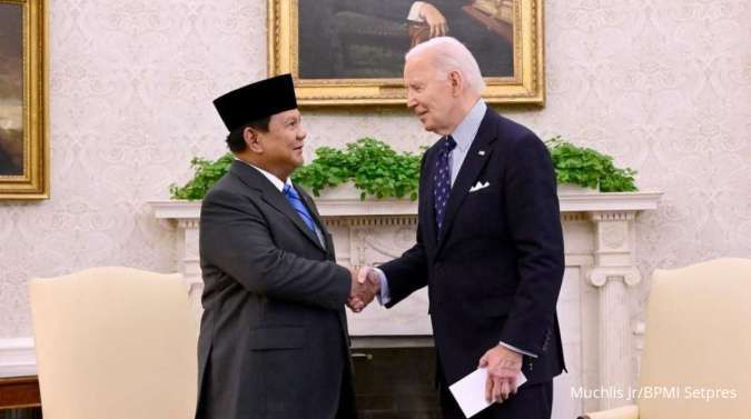 Prabowo Subianto dan Joe Biden Akhirnya Bertemu di Gedung Putih