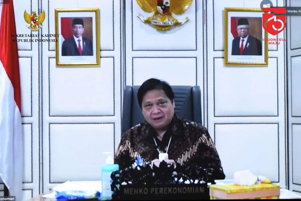 Beda proyeksi dengan Menkeu, Menko Airlangga sebut ekonomi Indonesia akan resesi