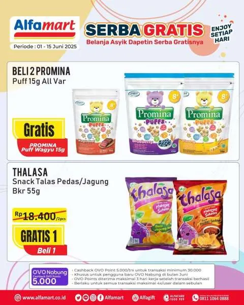 Promo Alfamart Serba Gratis Periode 1-15 Juni 2025