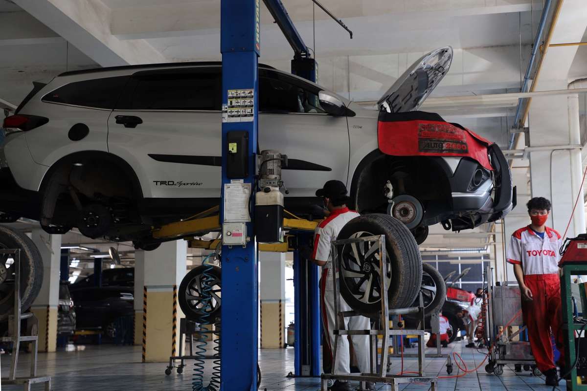 Protokol kesehatan di bengkel Auto2000