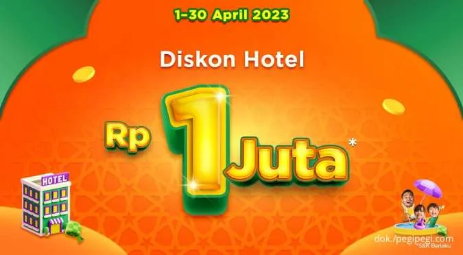 Promo PegiPegi Mudik 1-30 April 2023, Diskon Hotel hingga Rp 1 Juta