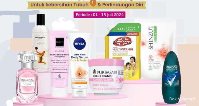 Promo Alfamart Body Care Fair sampai 15 Juli, Parfum-Body Lotion Diskon hingga 47%