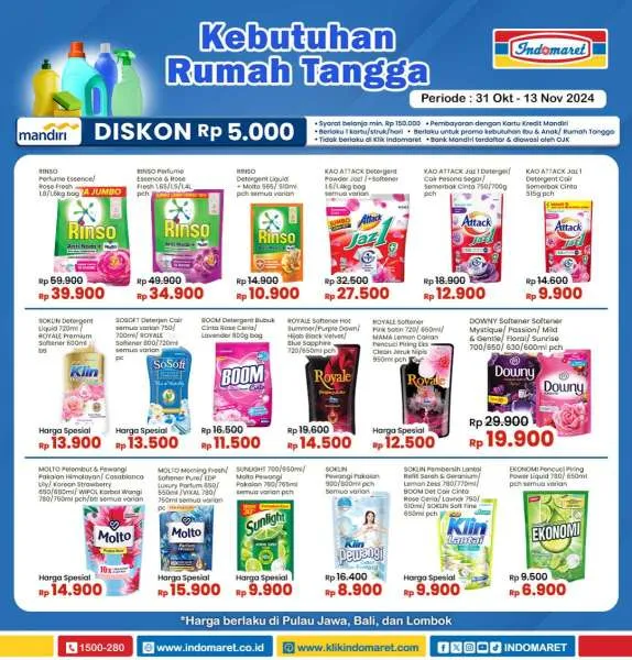 Promo Indomaret Super Hemat Periode 31 Oktober-13 November 2024