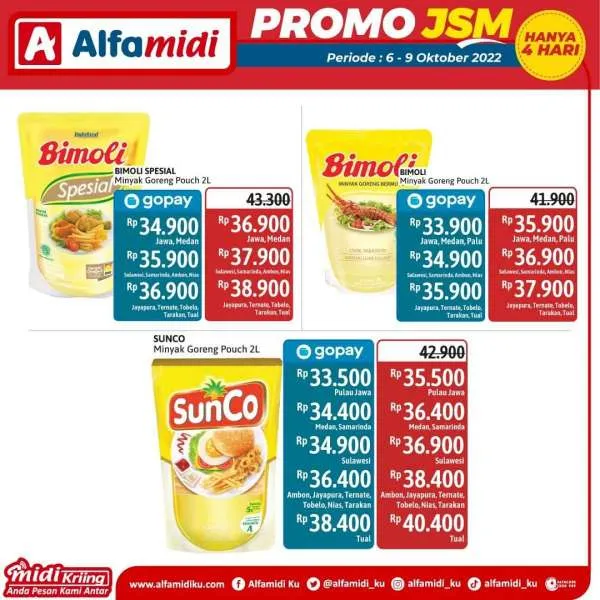 Promo JSM Alfamidi Periode 6-9 Oktober 2022