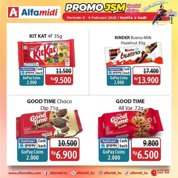 Promo JSM Alfamidi Hanya 4 Hari Periode 6-9 Februari 2025