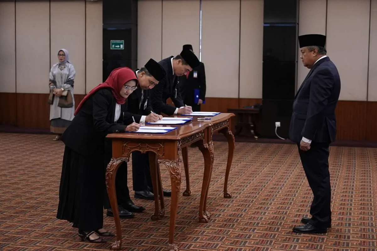 Gubernur BI Lantik Pejabat Baru Kantor Pusat BI