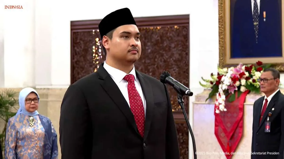 Presiden Jokowi Resmi Melantik Dito Ariotedjo Sebagai Menpora Gantikan Zainudin Amali
