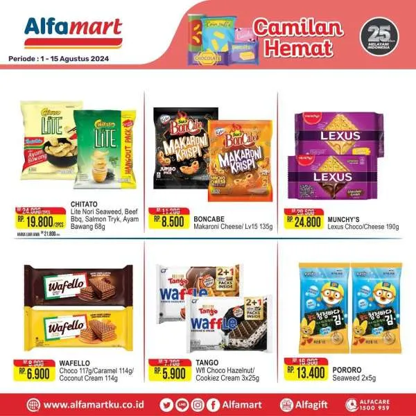 Promo Alfamart Snack Fair Periode 1-15 Agustus 2024