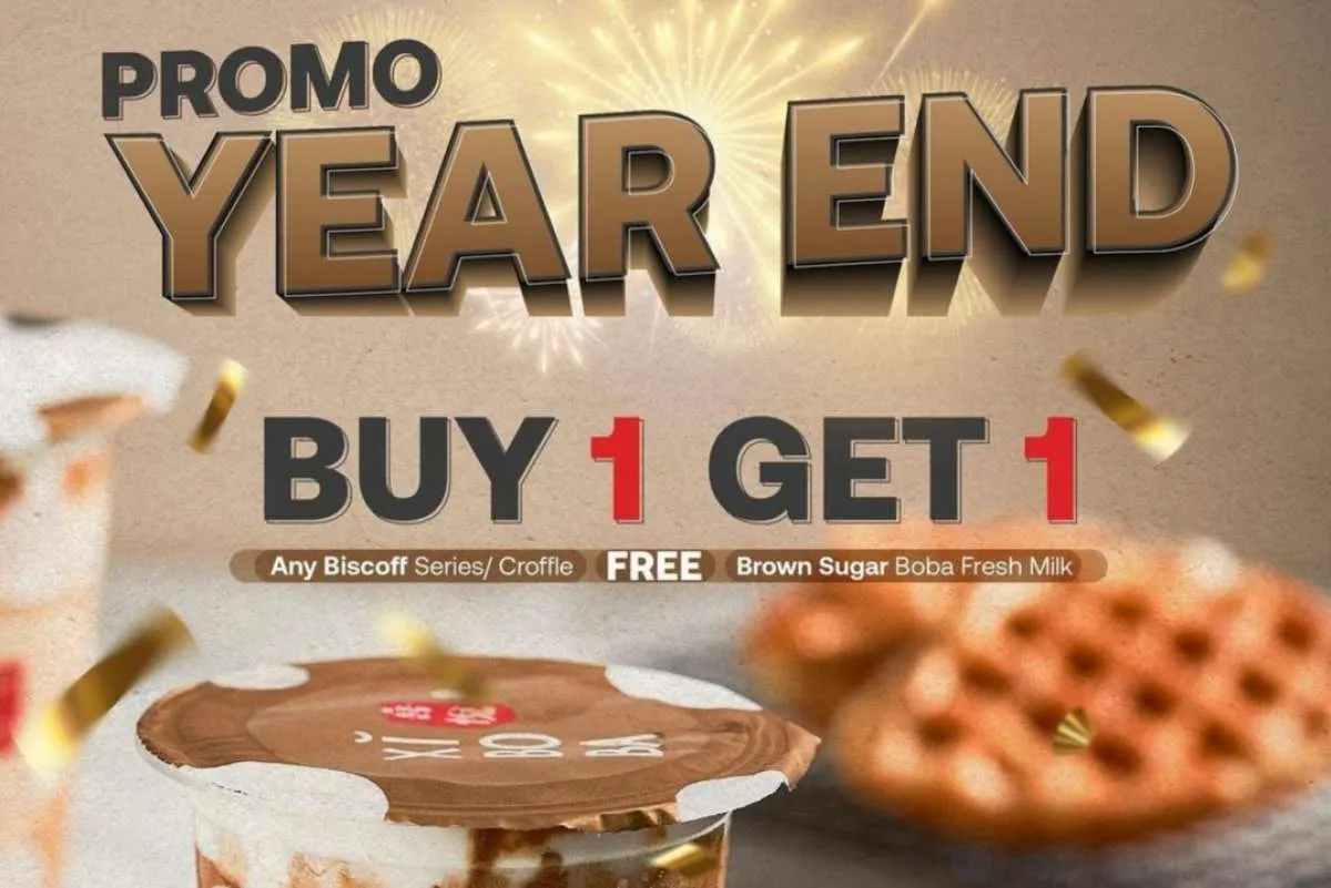 Terbatas! Promo Year End Xi Bo Ba 29-31 Desember 2021, Hadir Buy 1 Get 1 Free Minuman