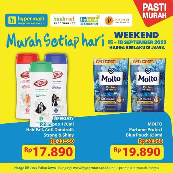 Promo Hypermart Hyper Diskon Weekend Periode 15-18 September 2023