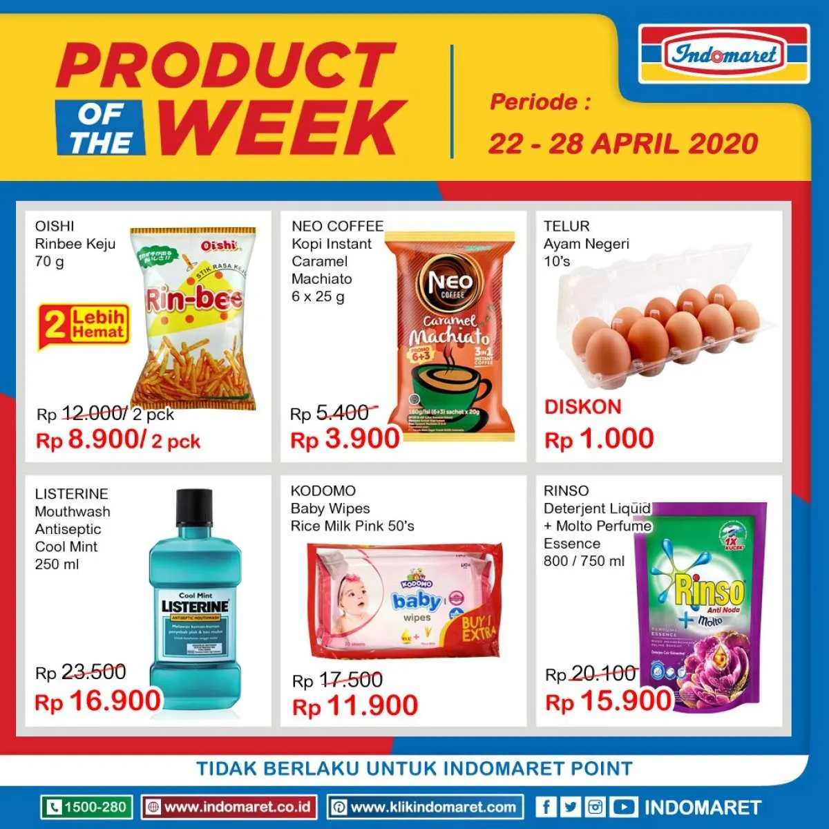 Promo Indomaret Product of The Week, masih ada waktu!