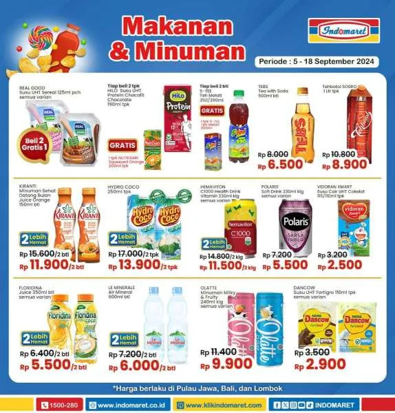 Promo Indomaret Super Hemat Periode 5-18 September 2024