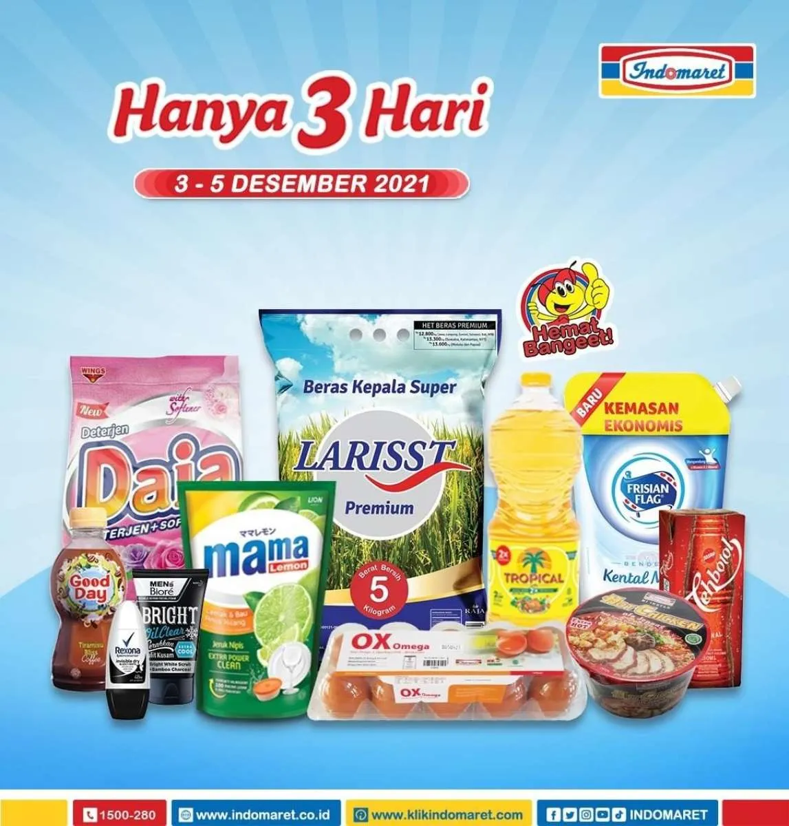 Manfaatkan Katalog Promo Indomaret Hanya 3 Hari Periode 3-5 Desember 2021