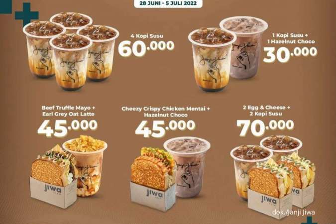 Promo Janji Jiwa 1-5 Juli 2022, Aneka Menu Toast dan Kopi Bisa Disantap Bareng Teman