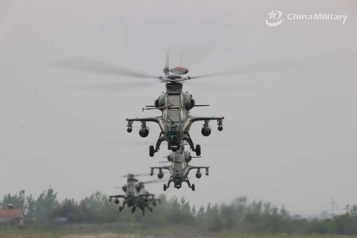 Begini kombinasi mengerikan drone pengintai dan helikopter serang China