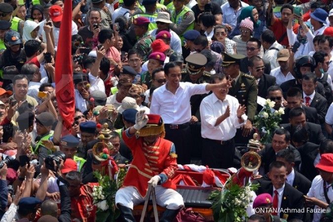 Jokowi teleconference dengan masyarakat 8 daerah