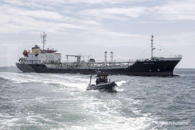 Berlayar tanpa izin, TNI AL tahan kapal tanker berbendera Panama 