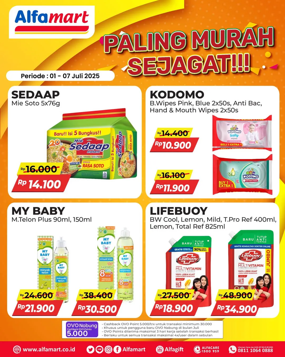 Promo Alfamart Paling Murah Sejagat Periode 1-7 Juli 2025