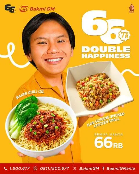 Promo Bakmi GM 66 Th Double Happiness