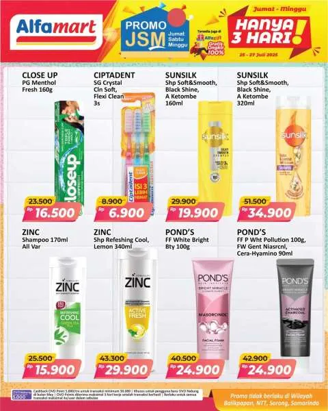 Promo JSM Alfamart Periode 25-27 Juli 2025