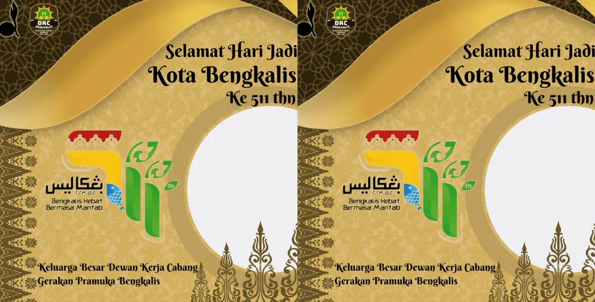 28 Twibbon Hari Jadi Bengkalis ke-511 Tahun, Bagikan Bingkai Fotonya