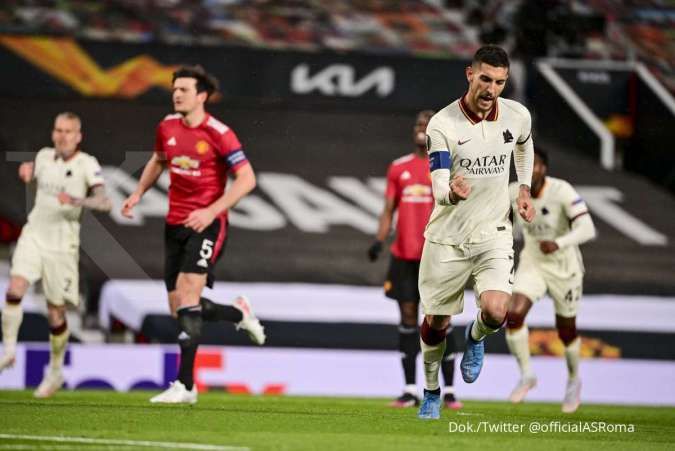 Hasil laga Man United vs Roma di Liga Europa