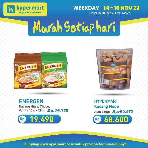 Promo Hypermart Hyper Diskon Weekday Periode 14-16 November 2023