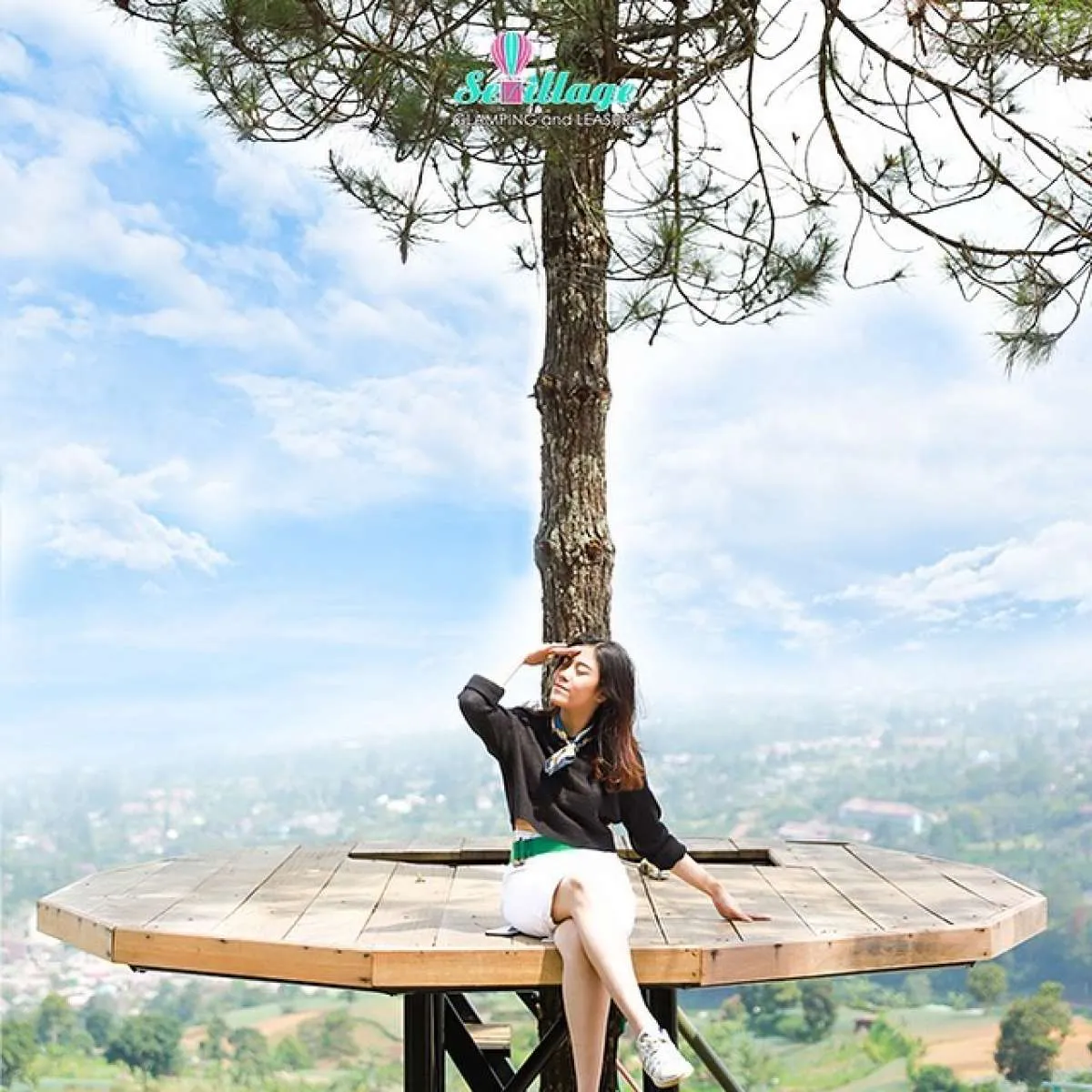 Wisata Alam Sevillage Cianjur, penuh dengan spot foto instagramable