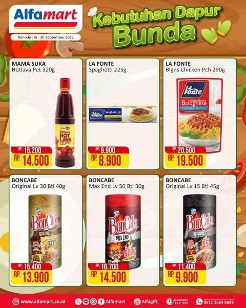 Promo Alfamart Kebutuhan Dapur Periode 16-30 September 2025