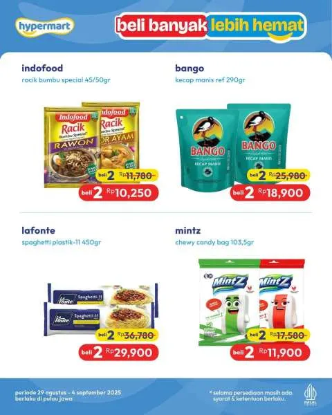 Promo Hypermart Beli Banyak Lebih Hemat Periode 29 Agustus-4 September 2025
