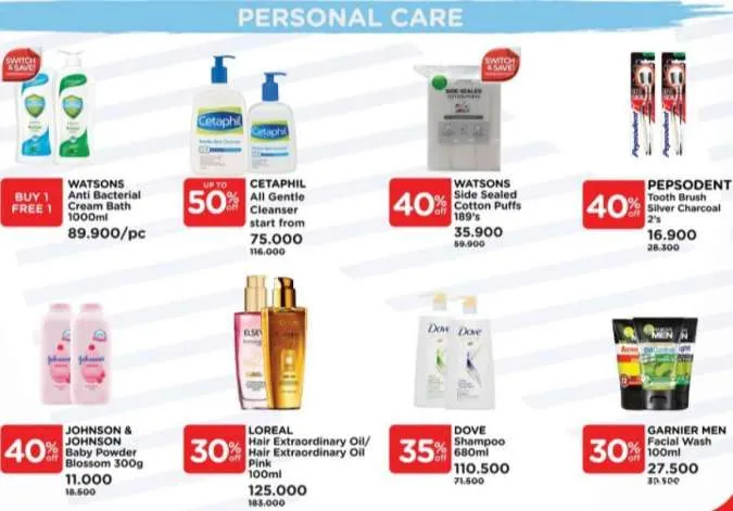 Promo Watsons Weekend Special Periode 3-6 Februari 2022