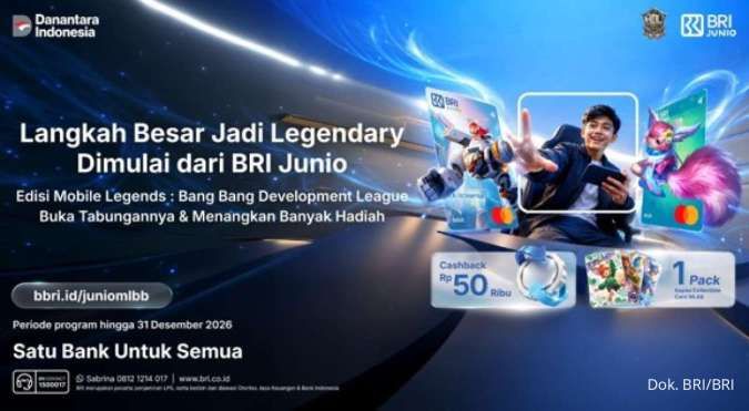 BRI Junio x Mobile Legends: Bang Bang Hadirkan Kartu Debit dan Benefit Spesial