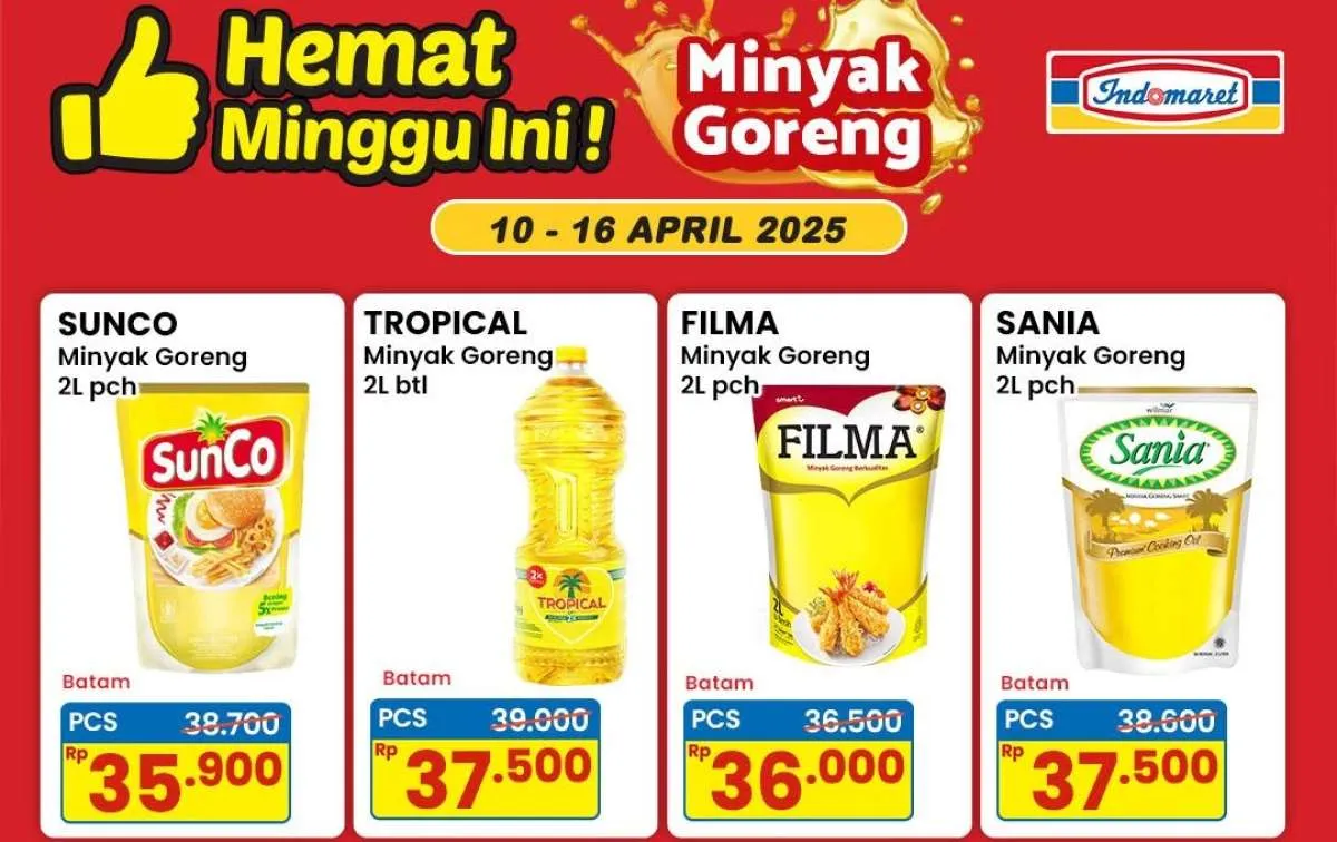 Promo Minyak Goreng Weekday Terbaru April 2025, Potongan Harga di Awal Pekan