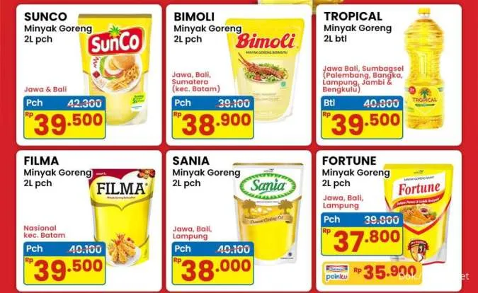 Promo Minyak Goreng Indomaret 18-24 September 2025, Larisst 2 Liter Mulai Rp 30.800