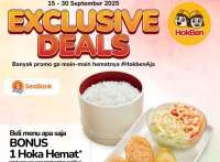 Promo HokBen dan SeaBank 15-30 September 2025, Bonus 1 Hoka Hemat