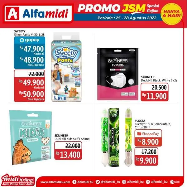 Promo JSM Alfamidi Spesial Gajian Periode 25-28 Agustus 2022