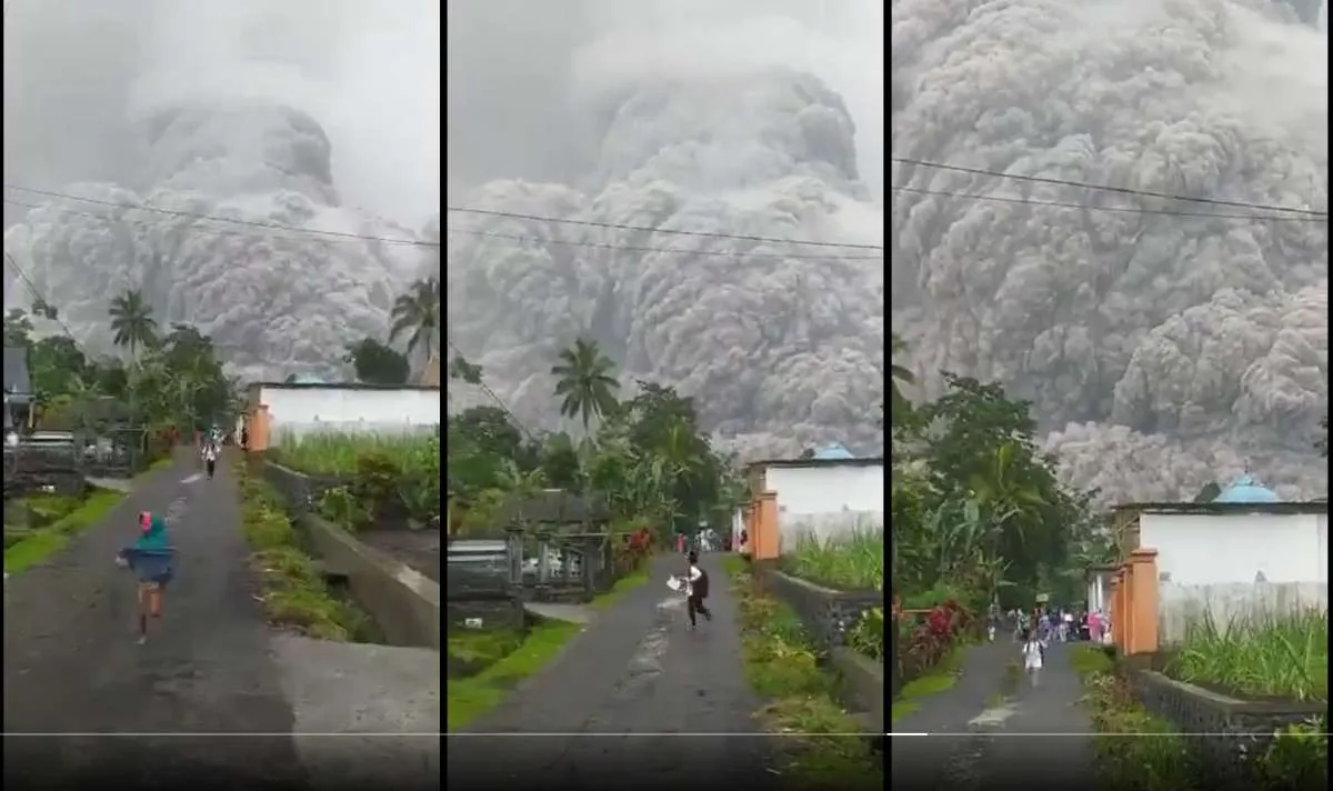 Gunung Semeru erupsi, BNPB: Guguran awan panas mengarah ke Pronojiwo