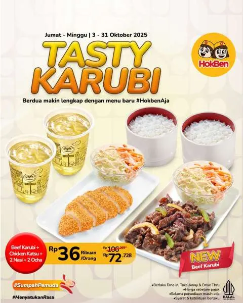 Promo HokBen Tasty Karubi Oktober 2025